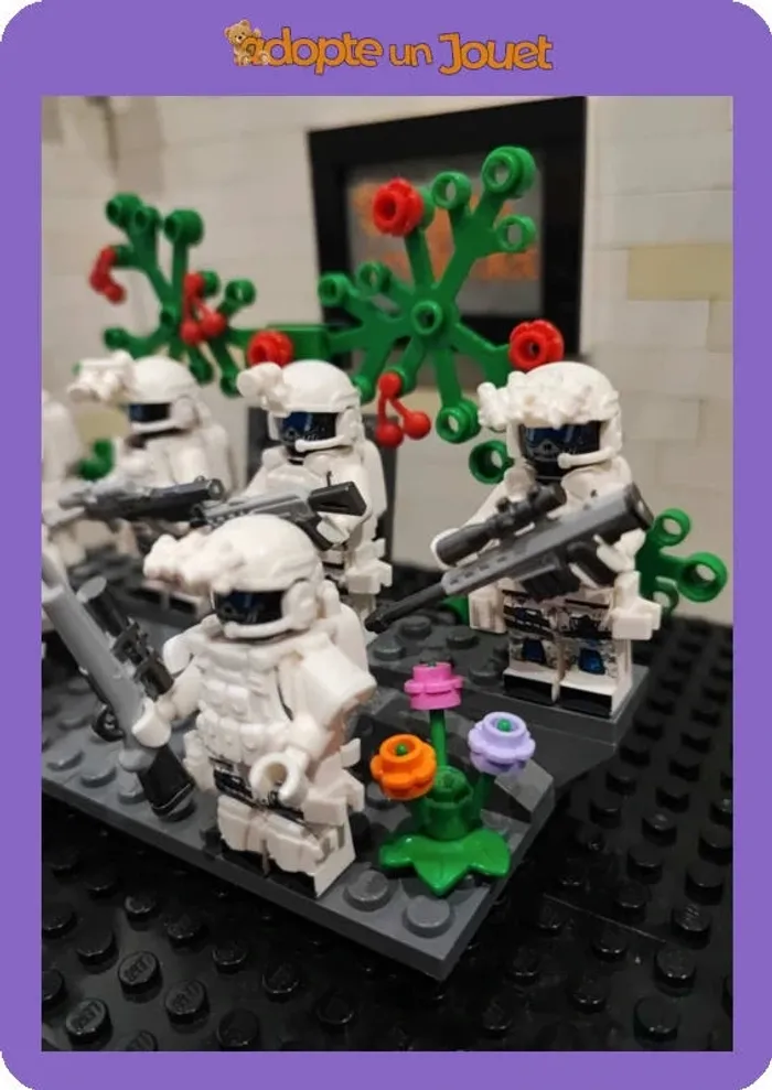🚁 Lot de 6 figurines militaires 🔫 LM24 🪖Forces Spéciales - type Lego - photo numéro 3