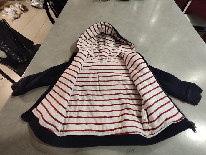 Gilet zippé à capuche IKKS - 2 ans - photo numéro 3