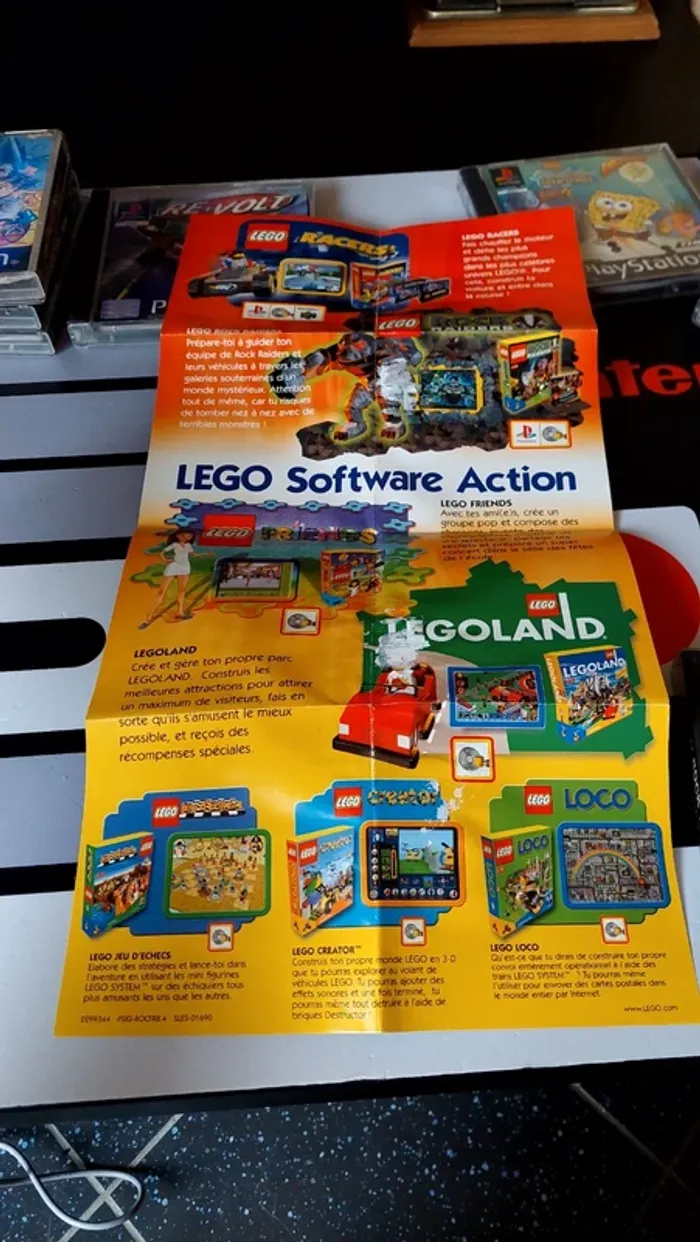 Lego rock raider ps1 complet rare avec le poster - photo numéro 7