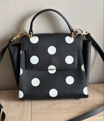 Sac à bandoulière à pois en cuir Fiedle & Sissi