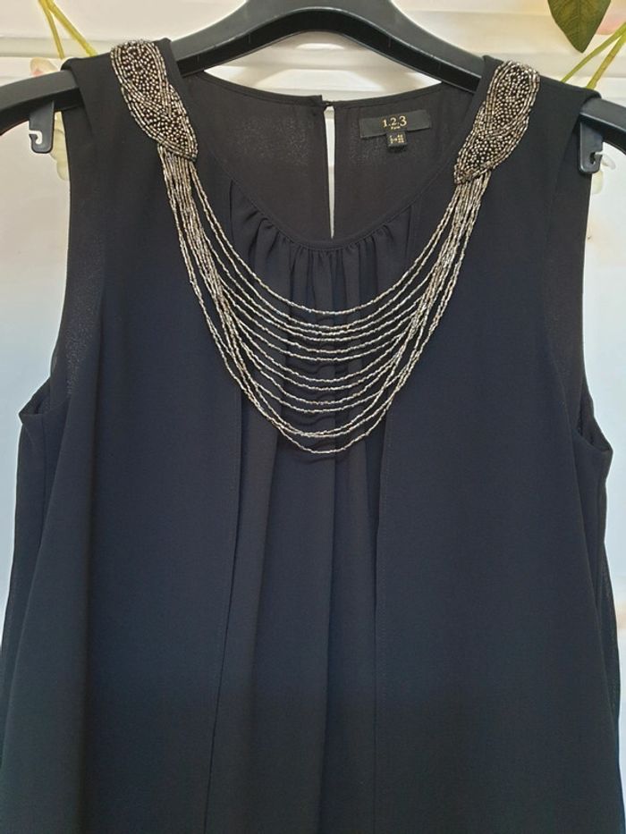 Robe en crêpe Tunique longue 123 Taille 42 - photo numéro 4
