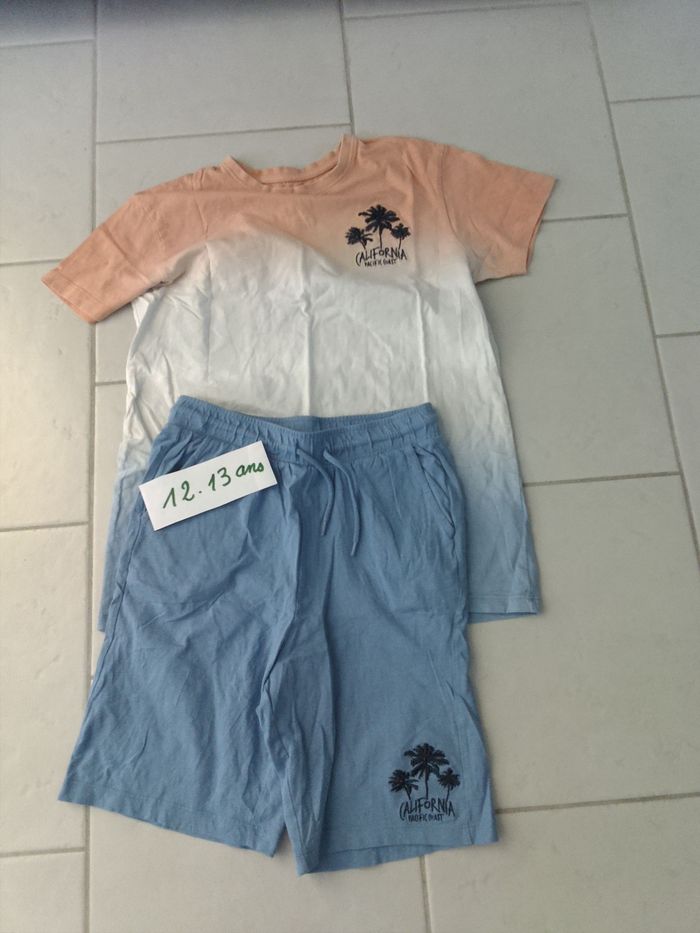 Ensemble short tee shirt