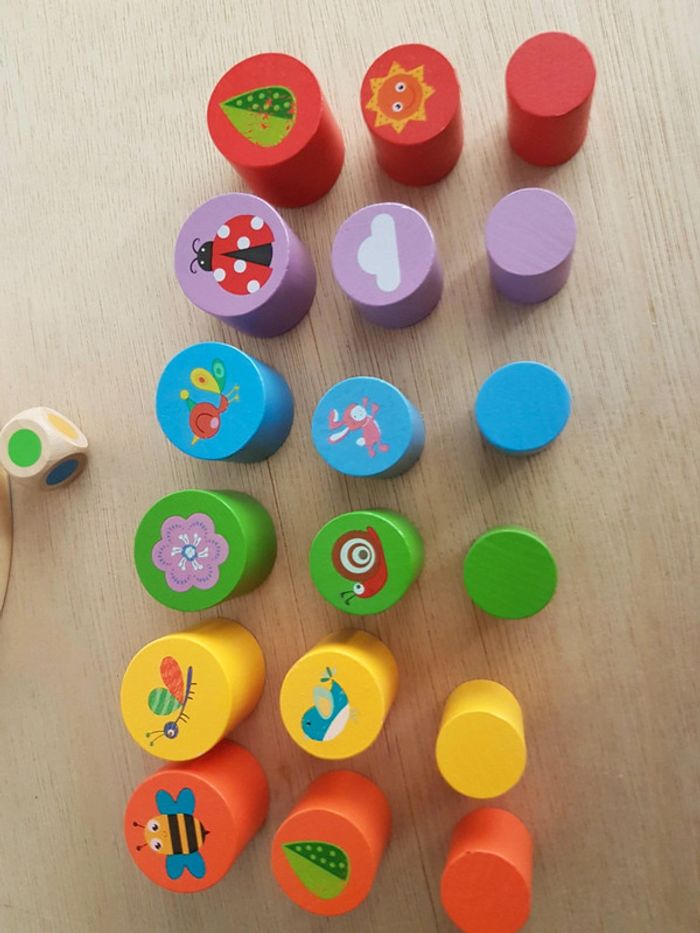 Jeu à bascule en bois coccinelle équilibriste - photo numéro 5