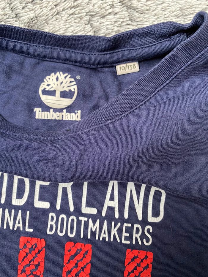 Teeshirt bleu Timberland - 10 ans - photo numéro 3
