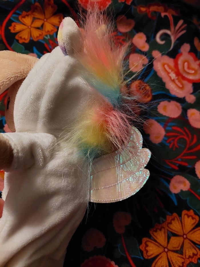 H&M - doudou lapin licorne - photo numéro 4