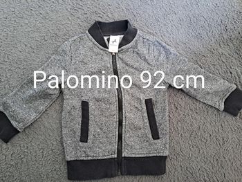 Gilet fin gris chiné 92 cm