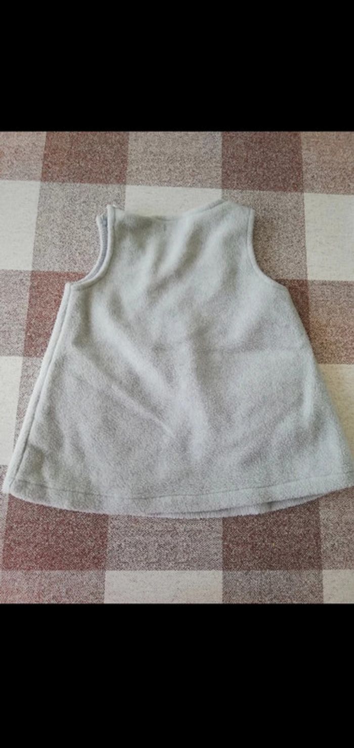 Robe hiver laine bouillie grise tex 9 mois - photo numéro 3