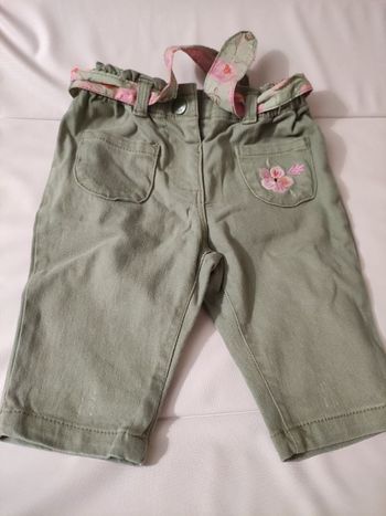 Pantalon avec ceinture à nouer