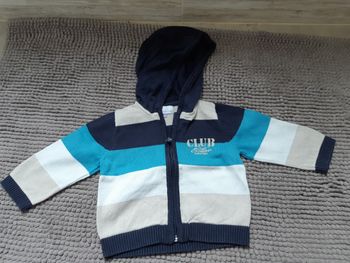 Gilet à capuche 12 mois Coudèmail