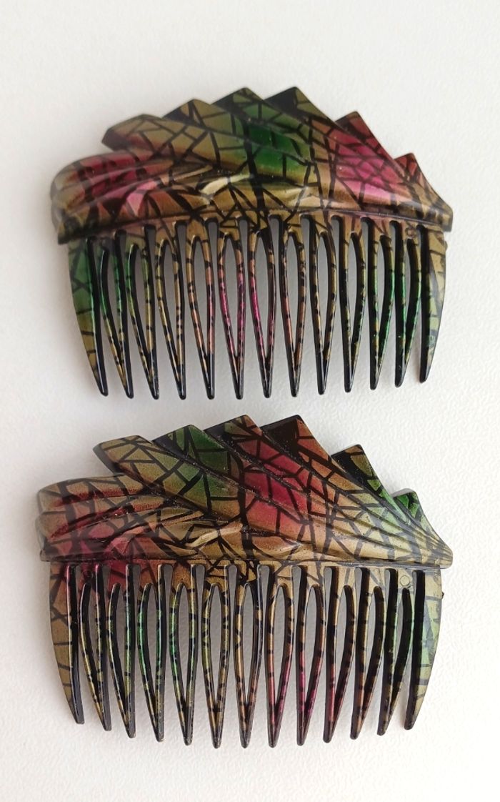 Peignes , accessoire cheveux vintage - photo numéro 2