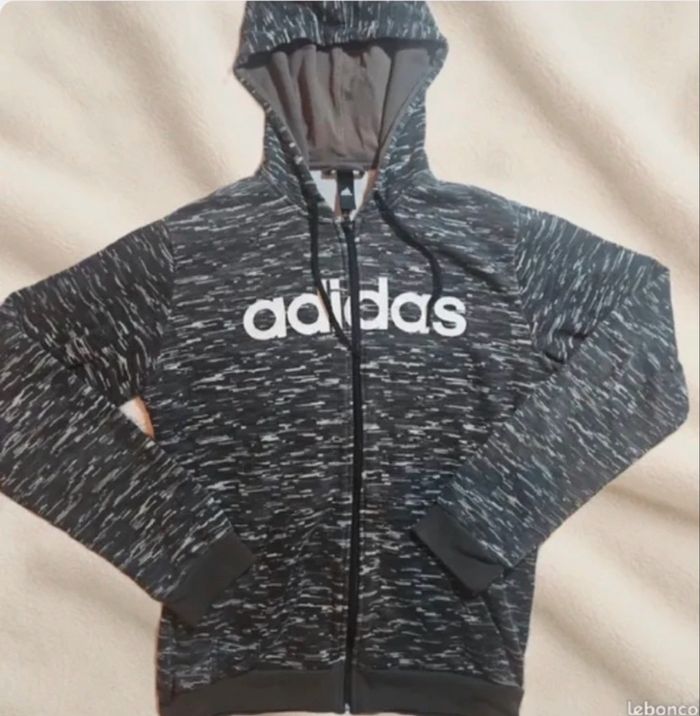Sweat zippe adidas - photo numéro 2