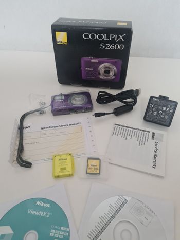 Appareil photo numérique compact Nikon COOLPIX S2600 Violet