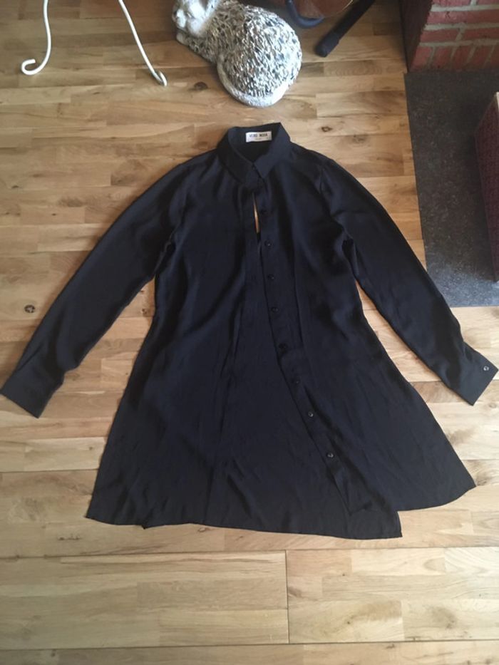 Belle chemise noire vero moda nickel xs - photo numéro 2