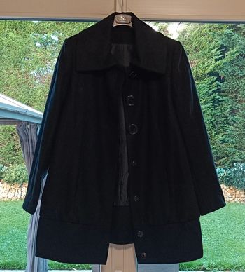Manteau parka noir