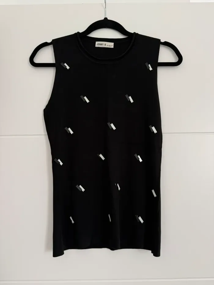 T-shirt top haut débardeur maillot camisa chemise camicia overhemd folder élastique été - photo numéro 4