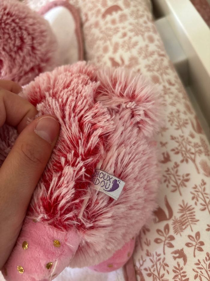 Peluche lama rose Choux Bidou - photo numéro 6