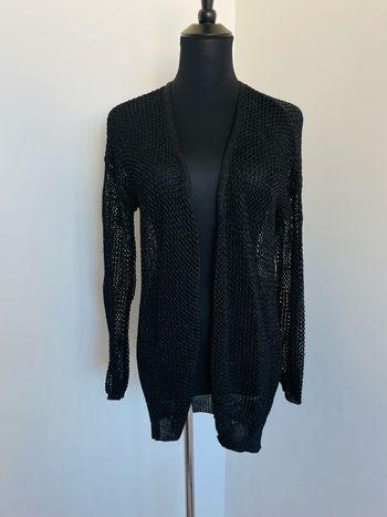 🌸 Sublime Gilet noir en maille 🌸 Neuf. Jennyfer.Taille 38.