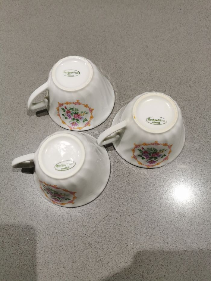 Lot de 3 tasses à café deshoulières - photo numéro 4