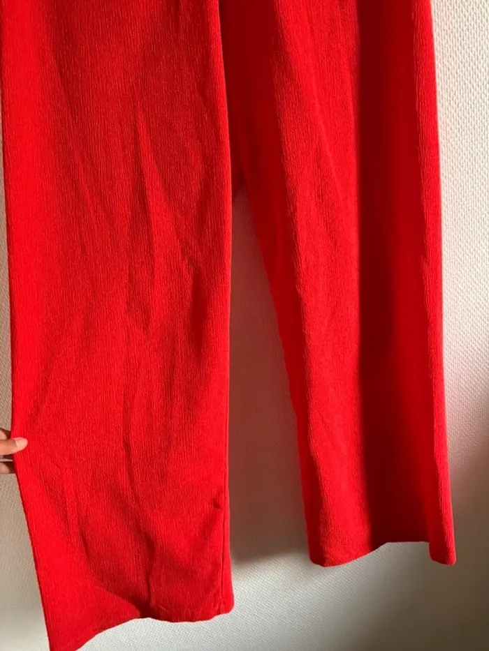 Pantalon fluide rouge - photo numéro 2