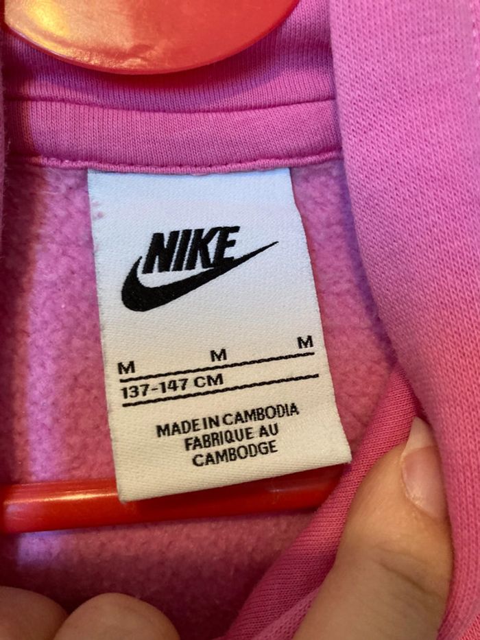 Pull à Capuche Nike Rose - photo numéro 5