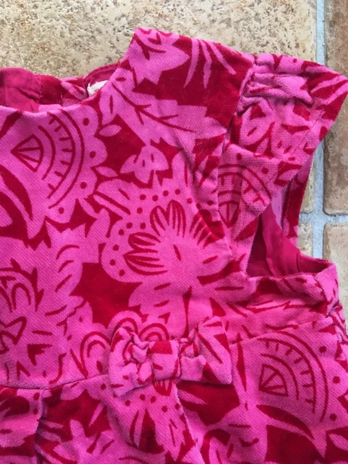 Robe velours rose - photo numéro 2