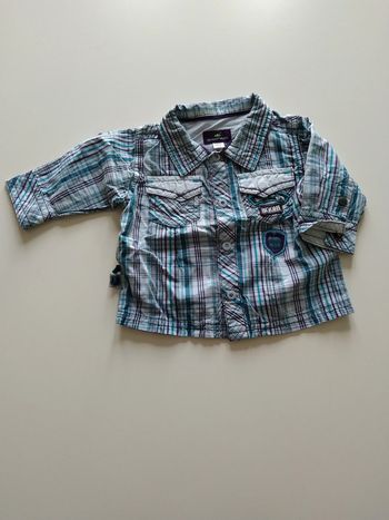 chemise carreaux sergent major garcon 1 mois