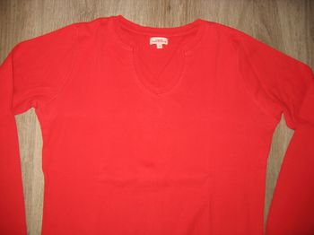 TEE SHIRT ML ROUGE "LIGNE MATERNITÉ" - TAILLE 2 - n°06