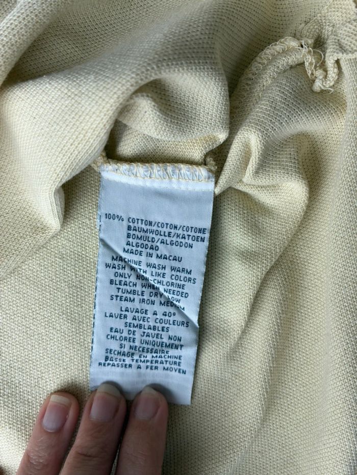 Polo Ralph Lauren homme taille L couleur jaune pale - photo numéro 7