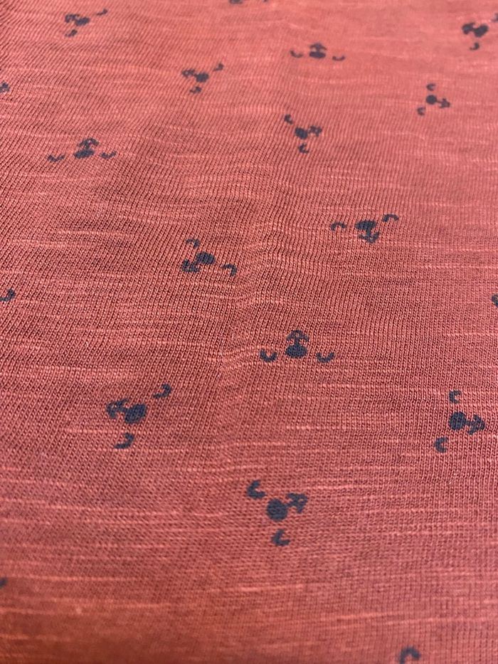 Tee-shirt manche longue bordeaux - photo numéro 4