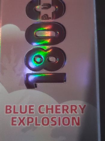 18k Blue cherry explosion 