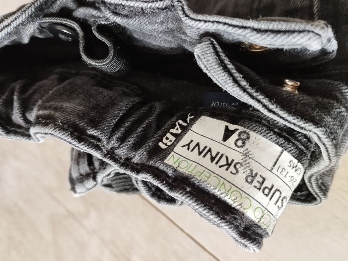 Pantalon jeans fille 7 ans - photo numéro 2