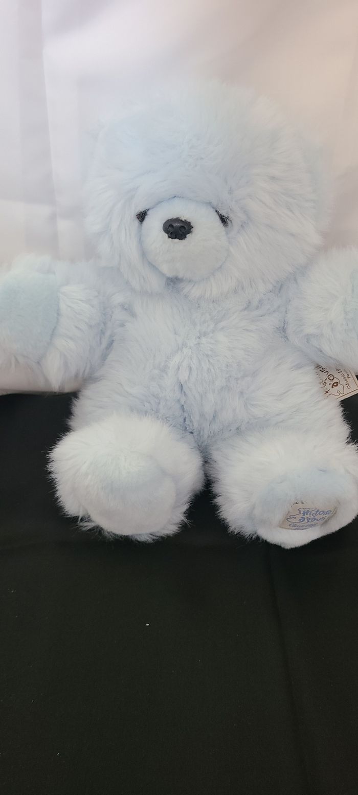 peluche ours bleu histoire d'ours - photo numéro 4
