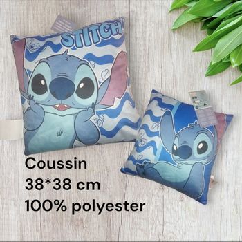 Oreiller Coussin Stitch Disney
