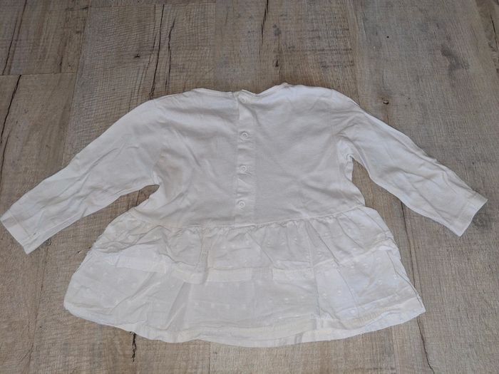 Tee shirt manche longue fille 12 mois - photo numéro 3