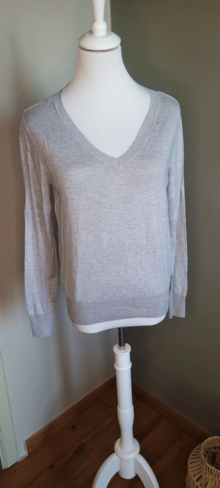 Joli pull gris JBC Taille M Parfait état - photo numéro 2