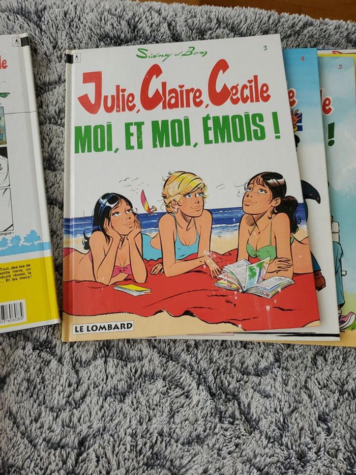 Lot de 9 BD Julie, Claire, Cécile..et les autres  ( 1 à 10 , sauf 8) - photo numéro 4