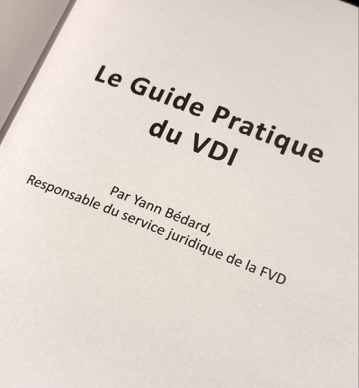 Livre Guide pratique du VDI Yann Bédard - photo numéro 3