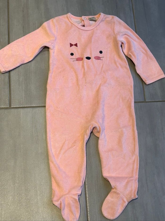 Lot de 7 pyjamas chauds  fille en 18 mois - photo numéro 5