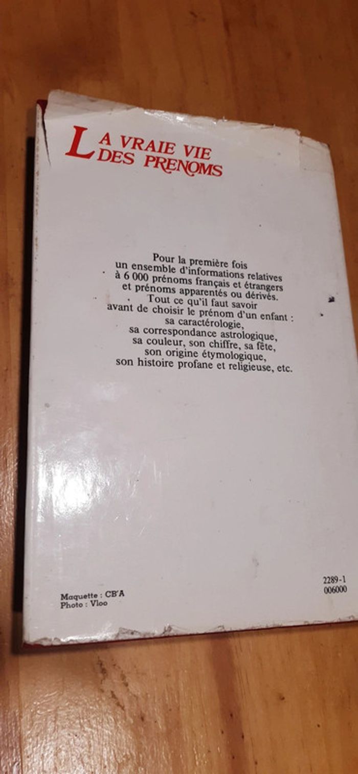 Livre La vraie vie des prénoms - photo numéro 3