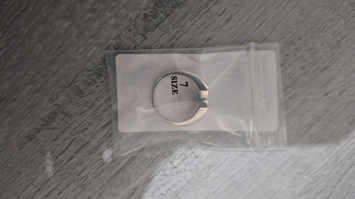 Bague argent 925 sterling taille 7 neuve - photo numéro 7