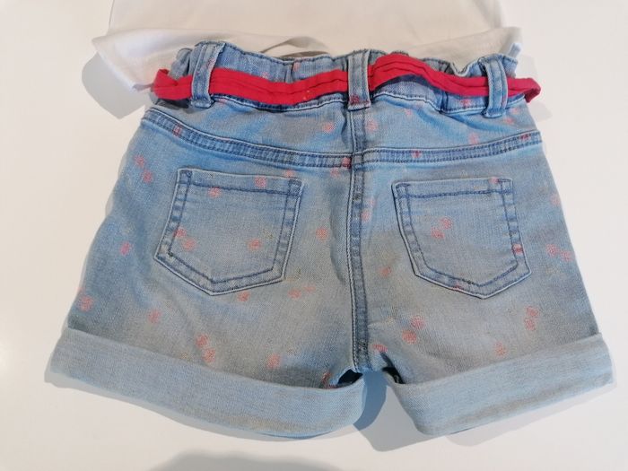Ensemble été thee shirt et short jeans 🌞 T 24 mois - photo numéro 10