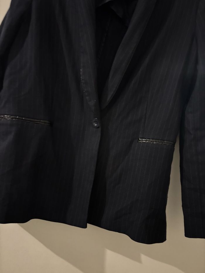 Blazer bleu marine Taille 44 27 Quai de Seine - photo numéro 4