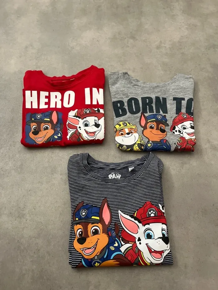 Lot t-shirt manche longue