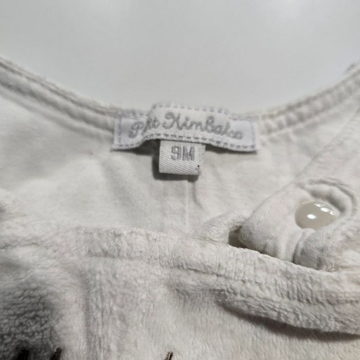 Salopette sur pyjama - kimbaloo - 9 mois - photo numéro 3