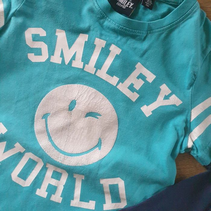 💚 Tee-shirt ML 6 ans Smiley #emyfleury_6ansgarçon - photo numéro 2