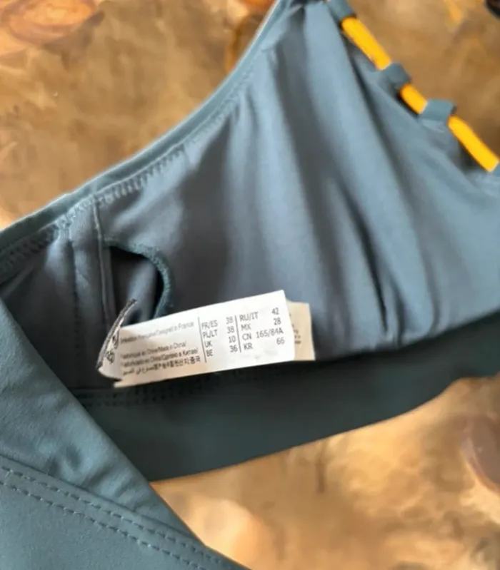 Haut de maillot de bain Etam femme bicolore triangle - photo numéro 8