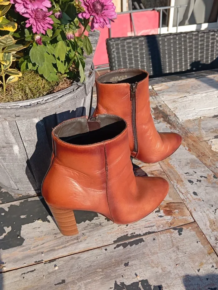 Bottines cuir - photo numéro 2