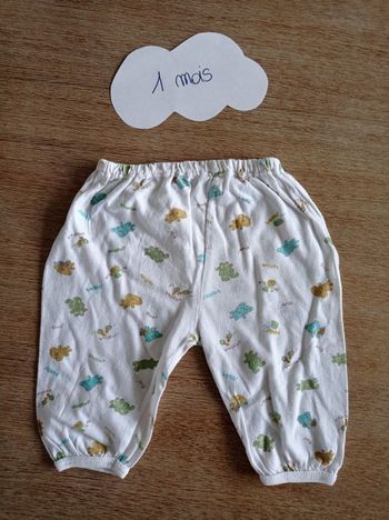 Pantalon fin mixte 1 mois