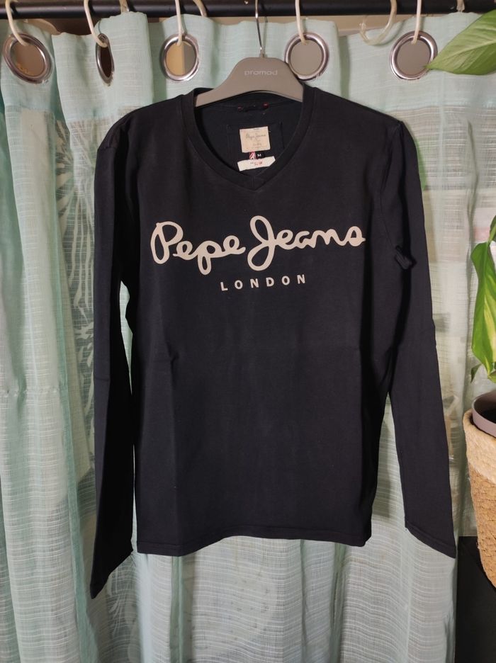Pull noir pepe jeans