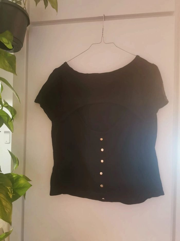 T-shirt noir Paul Brial